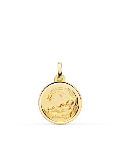 18K MEDALLA ORO AMARILLO...