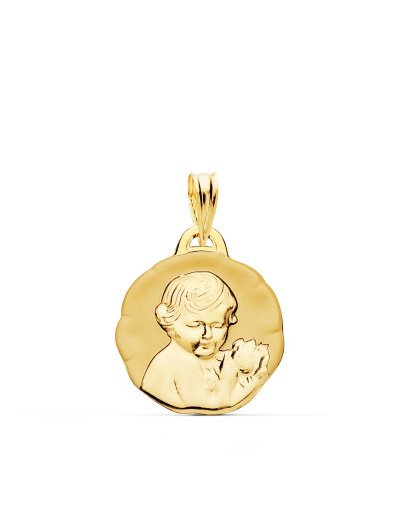 18K MEDALLA ANGEL QUERUBIN...