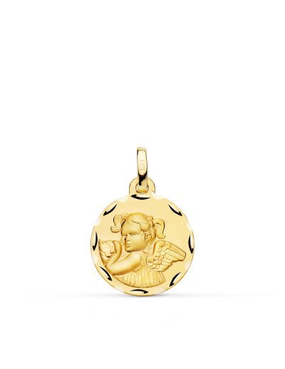 18K MEDALLA ORO AMARILLO...