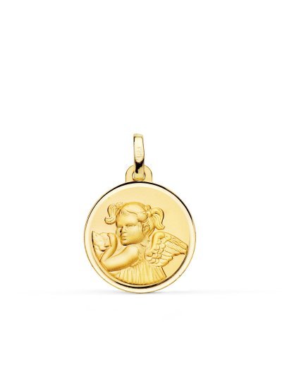 18K MEDALLA ORO AMARILLO...