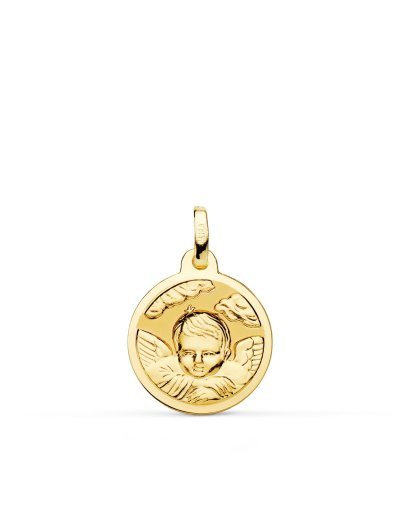 18K MEDALLA ORO AMARILLO...