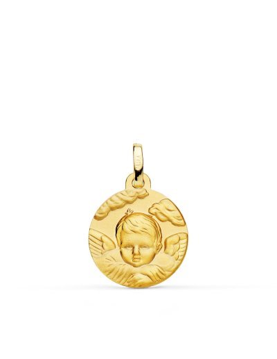 18K MEDALLA ORO AMARILLO...