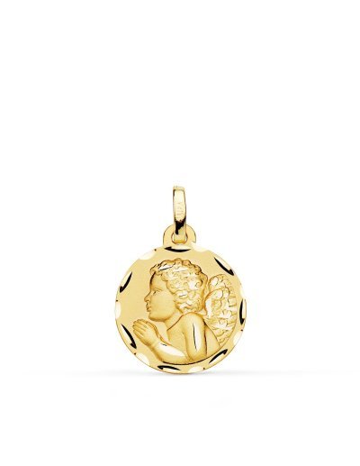 18K MEDALLA ANGEL  NIÑO...