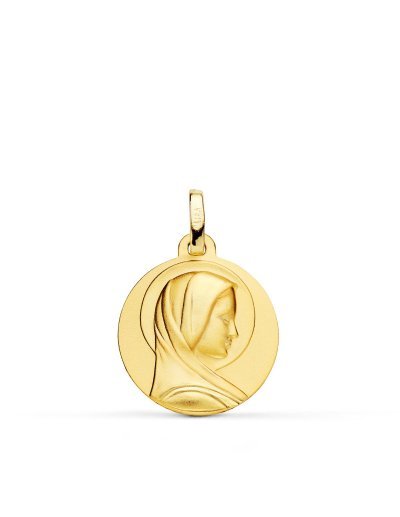 18K MEDALLA ORO AMARILLO...