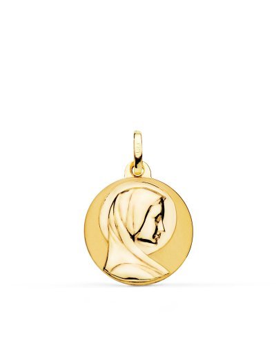18K MEDALLA ORO AMARILLO...