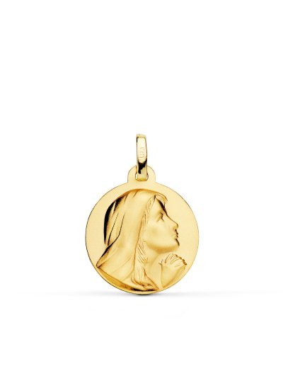18K MEDALLA VIRGEN MARIA...
