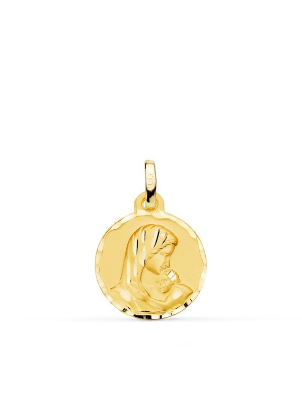 18K MEDALLA MADRE AMOR MATERNAL...