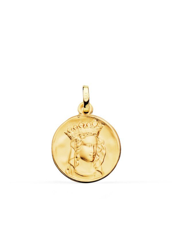 18K MEDALLA ORO AMARILLO NOTRE DAME...