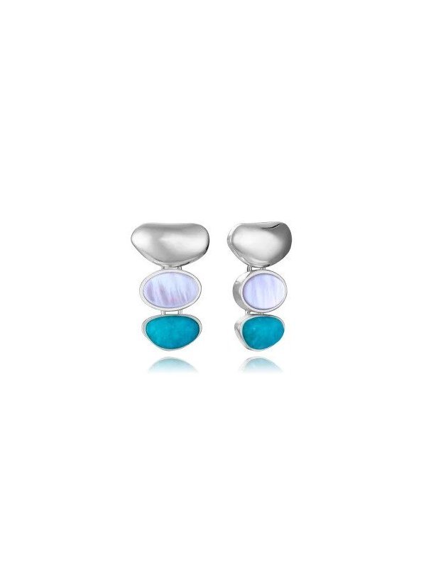 PENDIENTES VICEROY ACERO Y PIEDRA...