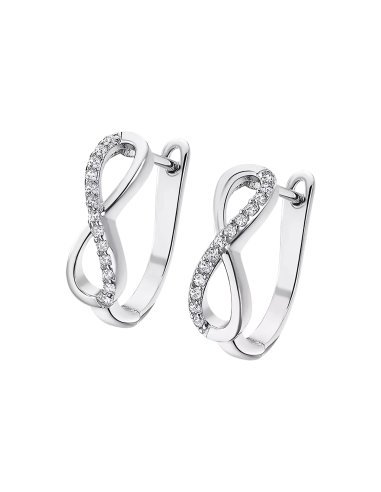 PENDIENTES INFINITO LOTUS SILVER DE...