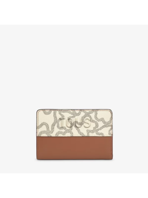 CARTERA TOUS CAMEL Y BEIGE KAOS ICON...