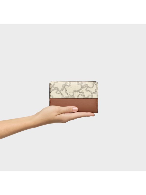 CARTERA TOUS CAMEL Y BEIGE KAOS ICON...