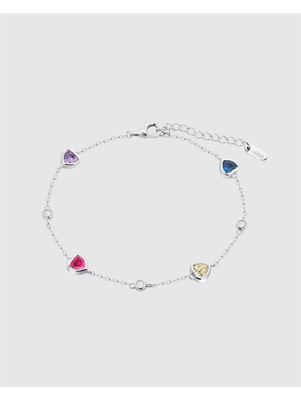 PULSERA LOTUS SILVER DE MUJER CORAZÓN...