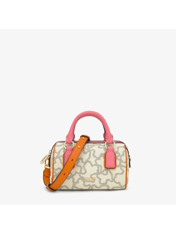 BOLSO TOUS PEQUEÑO BEIGE Y CORAL KAOS...