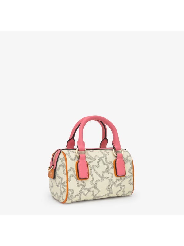 BOLSO TOUS PEQUEÑO BEIGE Y CORAL KAOS...