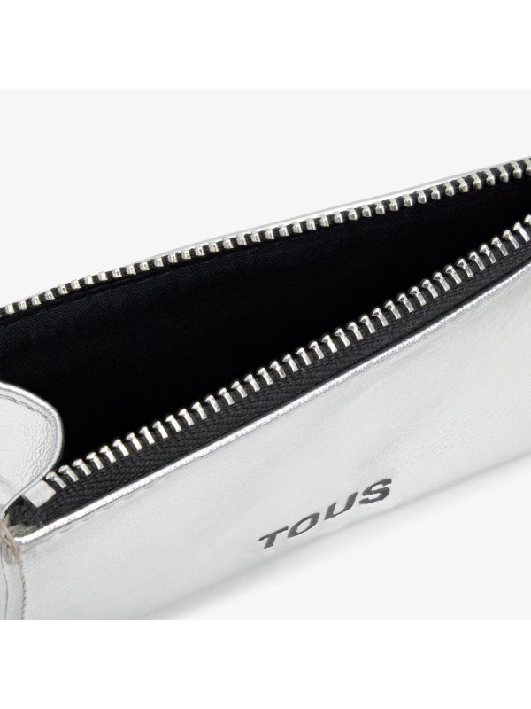 MONEDERO TARJETERO TOUS PLATEADO NEW...