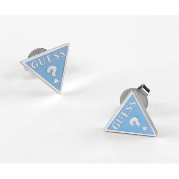 PENDIENTES GUESS ACERO BAÑADOS EN...