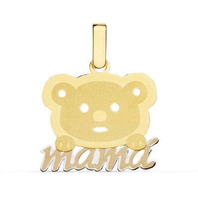 18K COLGANTE BICOLOR MAMA...