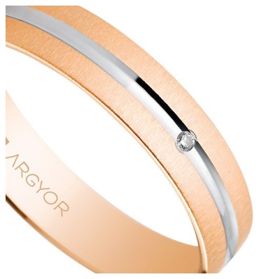 Alianza oro rosa bicolor... 2