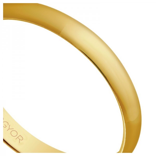 Alianza de boda oro amarillo clásica...