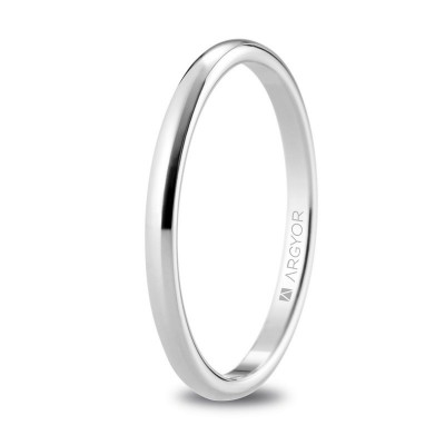 Alianza de oro blanco fina...