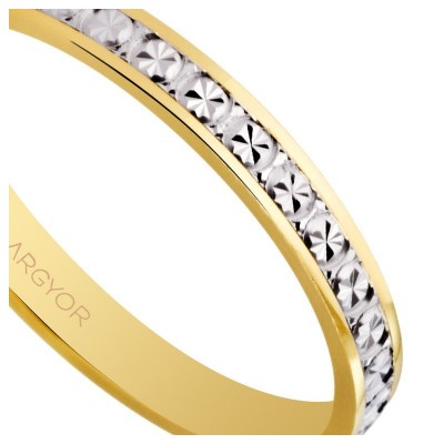 Alianza de boda bicolor... 2