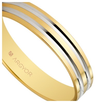 Alianza de boda franjas... 2