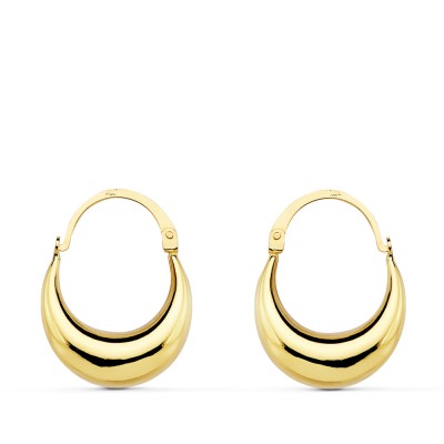 18K PENDIENTES HUECOS...