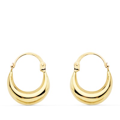 18K PENDIENTES HUECOS...