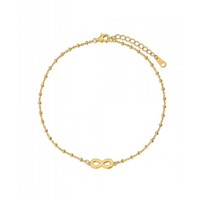 Tobillera de plata chapada...