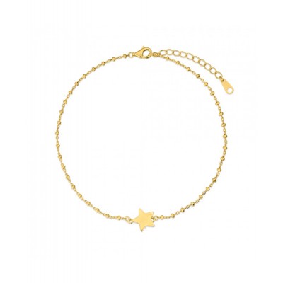 Tobillera de plata chapada...