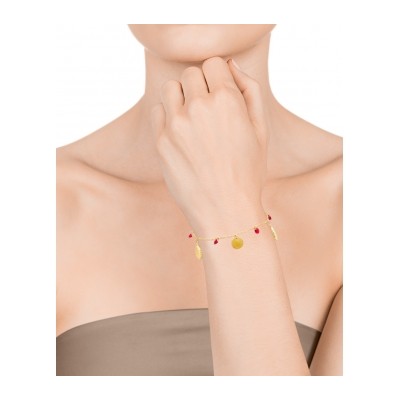 PULSERA DORADA HOJAS VICEROY 2