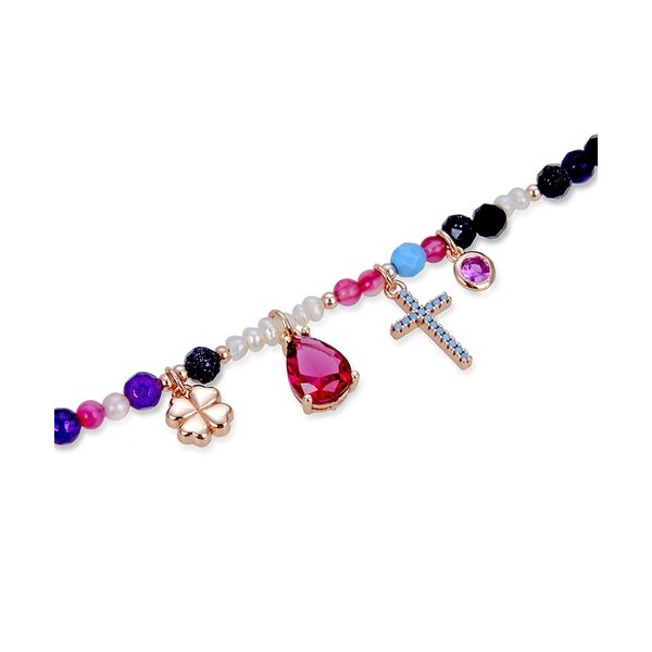 PULSERA MIYA PLATA DE LEY BAÑO ORO...