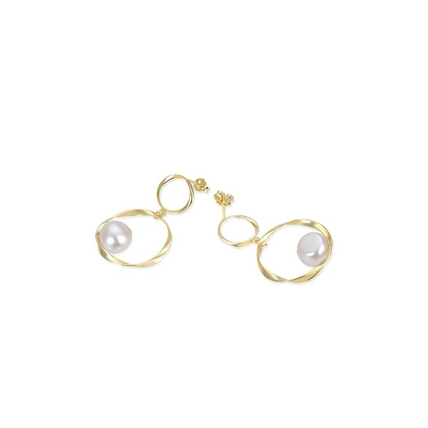 PENDIENTES ROKOHR PLATA DE LEY BAÑO...