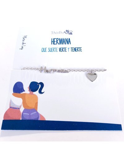 PULSERA HERMANA PLATA DE...