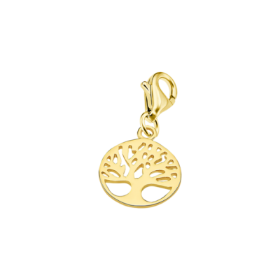 COLGANTE CHARM LOTUS SILVER...