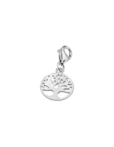 COLGANTE CHARM LOTUS SILVER...