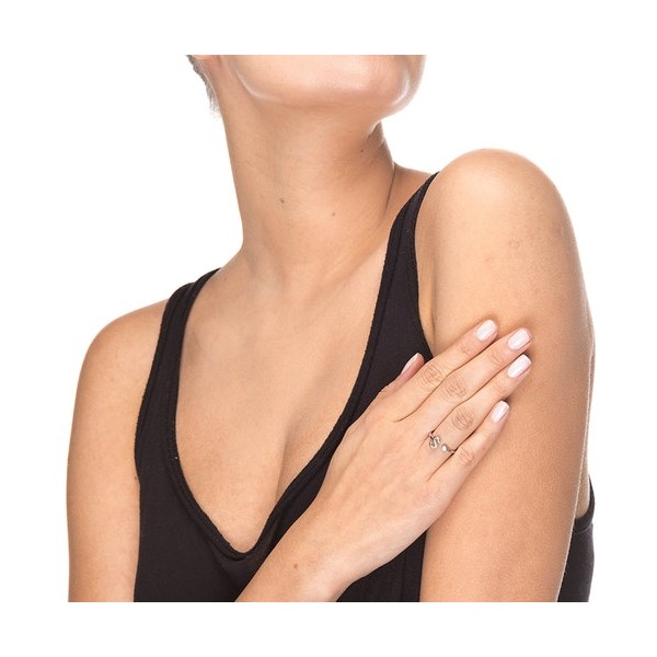 ANILLO ALPHABET LETRA S PLATA DE LEY