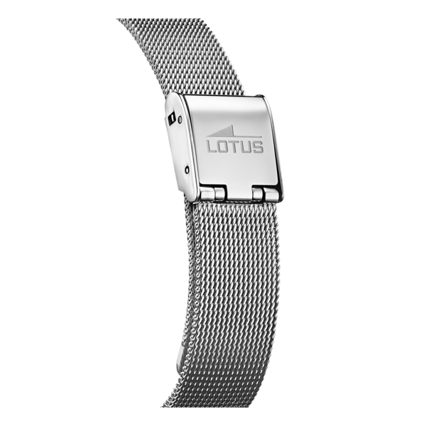 RELOJ LOTUS ROSA CORREA DE ACERO, MUJER