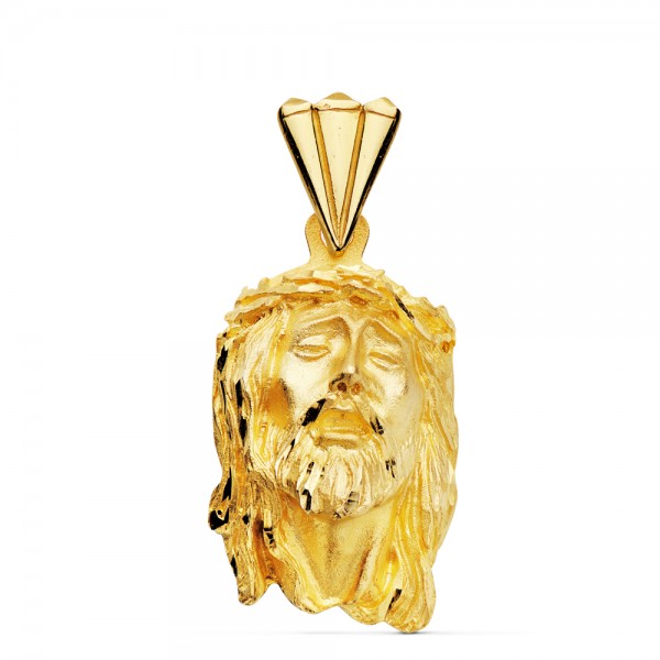 9K CABEZA DE CRISTO 9K 32X18 MM