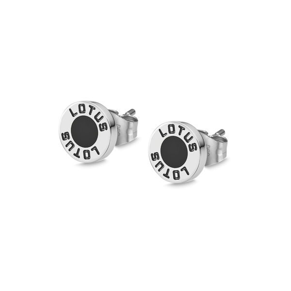 PENDIENTES LOTUS STYLE ACERO, HOMBRE