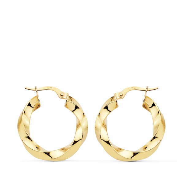 18K AROS ORO AMARILLO BRILLO...