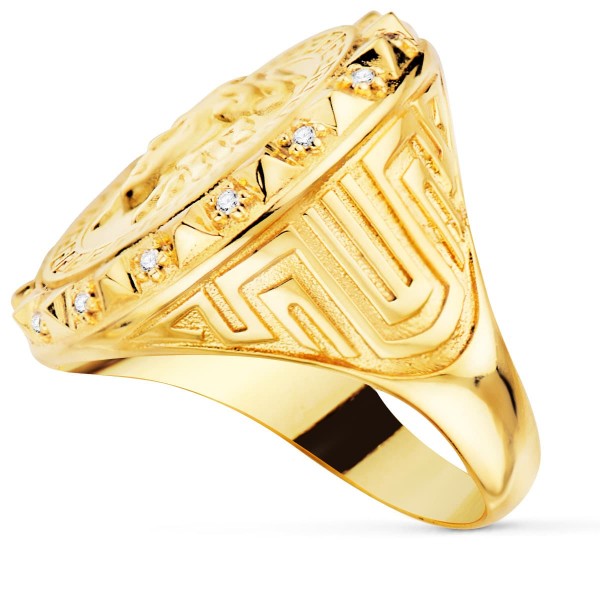 18K SELLO ORO AMARILLO MEDUSA VERSACE...