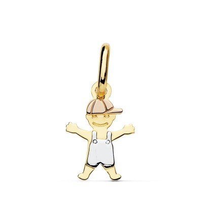 18K COLGANTE ORO TRICOLOR...